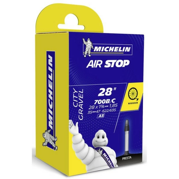 Chambre à Air Michelin AIRSTOP A3 - 700x35-47 Presta