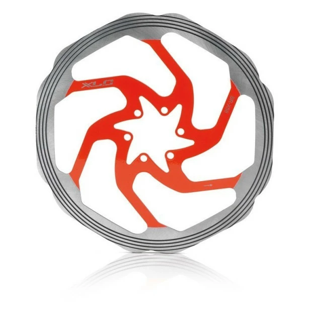 Disque XLC BR-X58 180 Mm Argent/rouge Usiné CNC
