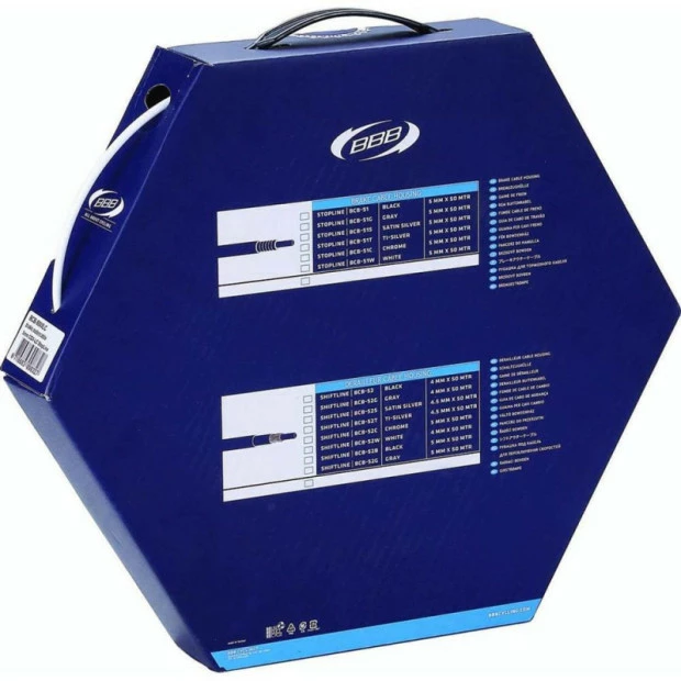 Gaine De Frein Lubrifiée BBB StopLine LC 1m Blanc
