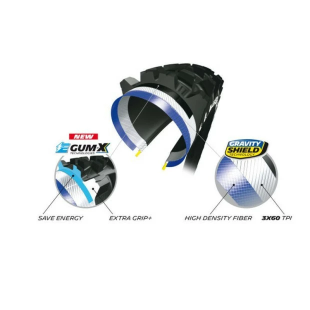 Pneu Michelin DH E-Wild Rear Tubeless Ready 27,5x2,60 - Noir – Image 2