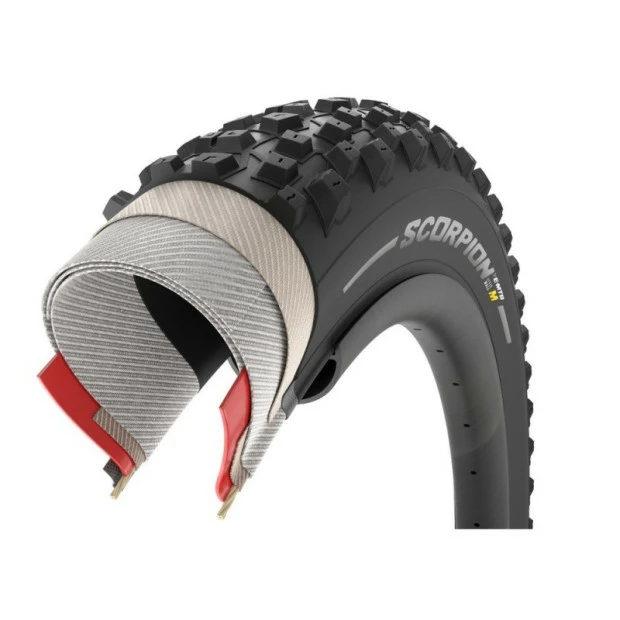 Pneu VTT Electrique Pirelli Scorpion E-MTB Mixed Terrain 29x2,6" Noir â Image 3