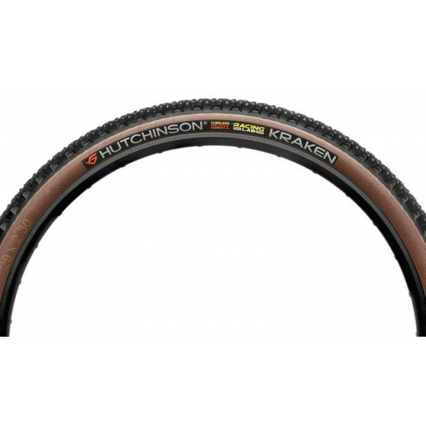 Pneu VTT Hutchinson Kraken Racing Lab Hardskin Tubeless Ready 29x2,3" (55-622) - Noir/Marron â Image 3